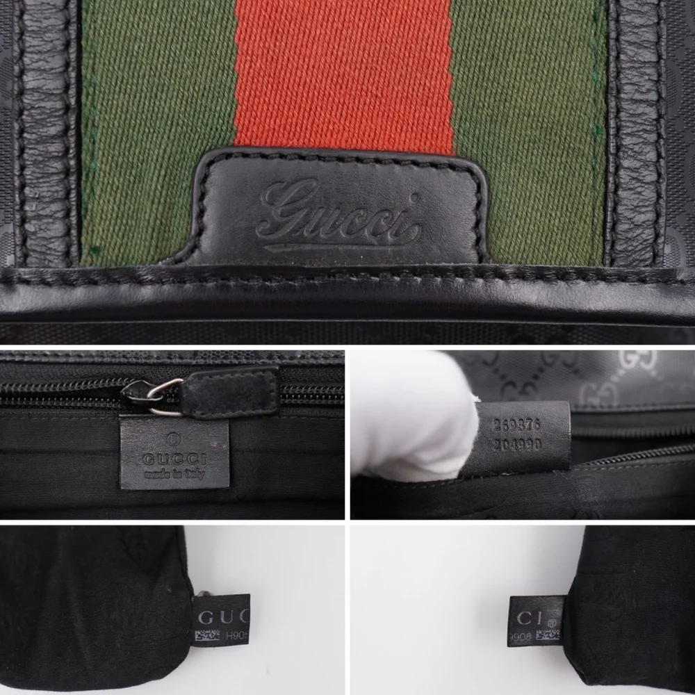 ❌️❌️SOLd❌️❌️CB09 ❤️ Gucci GG 500 Web Double Buckle Messenger Bag